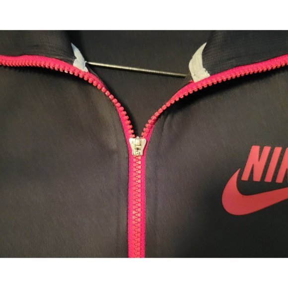 Nike Sportswear 100% Polyester Zip-up Men's Medium Black - Picture 5 of 7